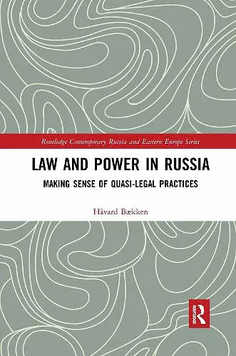 Law and Power in Russia cover