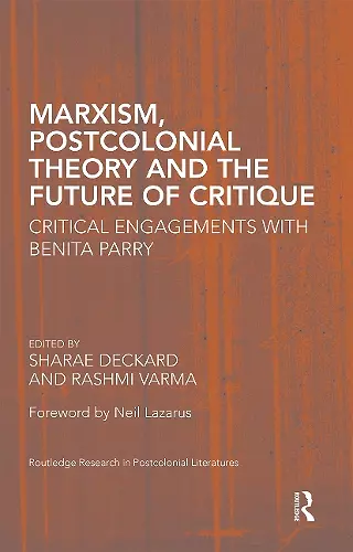 Marxism, Postcolonial Theory, and the Future of Critique cover