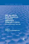 IMF and World Bank Sponsored Structural Adjustment Programs in Africa cover