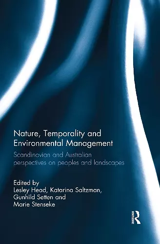 Nature, Temporality and Environmental Management cover