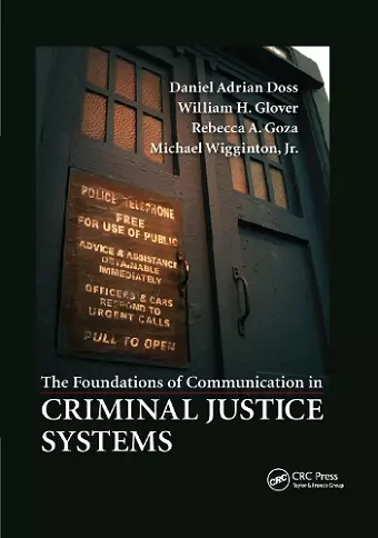 The Foundations of Communication in Criminal Justice Systems cover