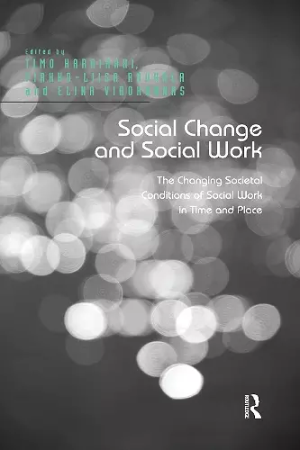 Social Change and Social Work cover