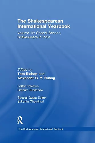 The Shakespearean International Yearbook cover