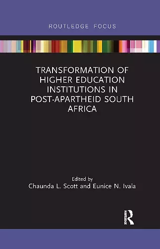 Transformation of Higher Education Institutions in Post-Apartheid South Africa cover