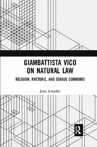 Giambattista Vico on Natural Law cover