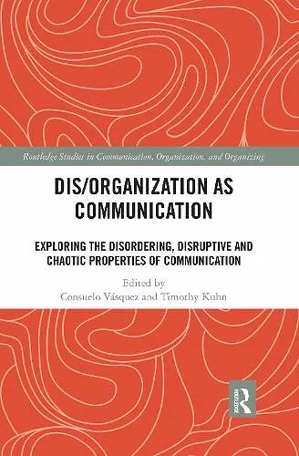 Dis/organization as Communication cover