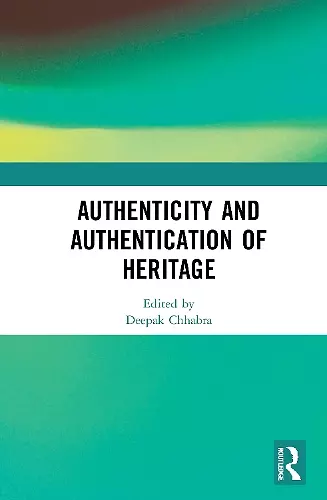 Authenticity and Authentication of Heritage cover