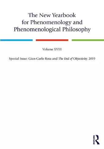 The New Yearbook for Phenomenology and Phenomenological Philosophy cover