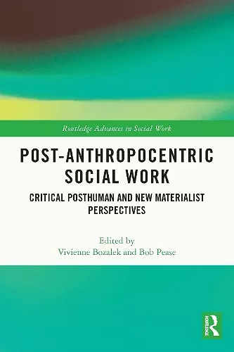 Post-Anthropocentric Social Work cover