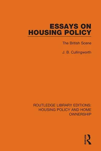 Essays on Housing Policy cover