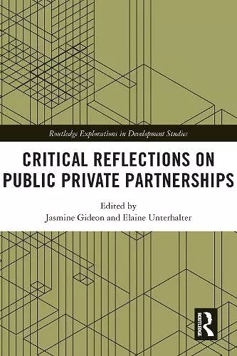 Critical Reflections on Public Private Partnerships cover