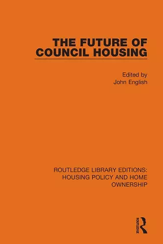 The Future of Council Housing cover