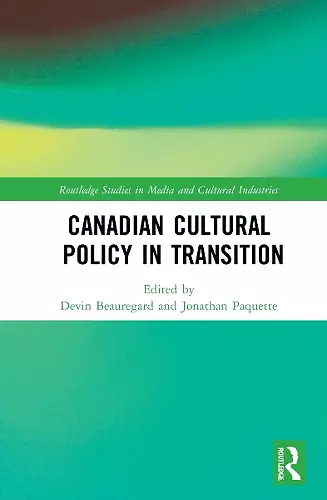 Canadian Cultural Policy in Transition cover