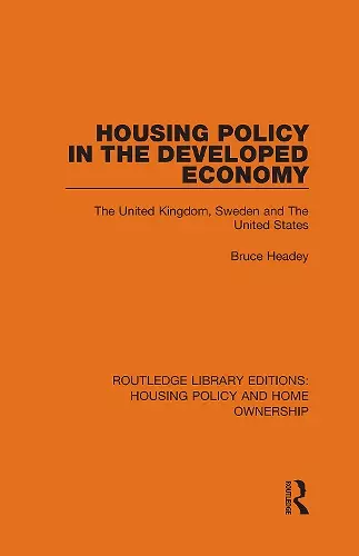 Housing Policy in the Developed Economy cover
