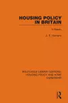 Housing Policy in Britain cover