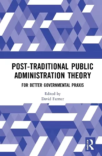 Post-Traditional Public Administration Theory cover