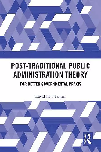 Post-Traditional Public Administration Theory cover