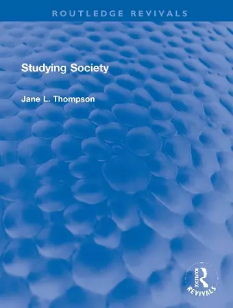 Studying Society cover