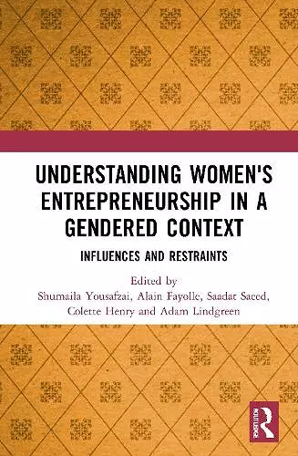 Understanding Women's Entrepreneurship in a Gendered Context cover