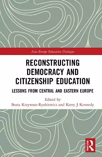 Reconstructing Democracy and Citizenship Education cover