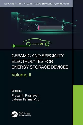 Ceramic and Specialty Electrolytes for Energy Storage Devices cover