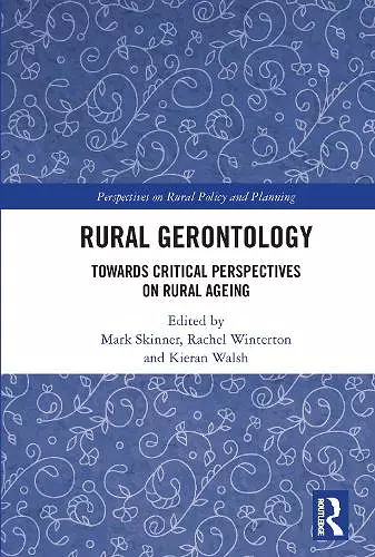 Rural Gerontology cover