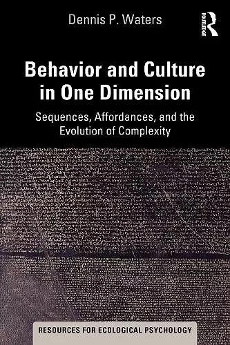 Behavior and Culture in One Dimension cover