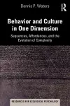 Behavior and Culture in One Dimension cover