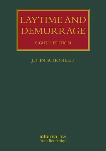 Laytime and Demurrage cover