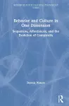 Behavior and Culture in One Dimension cover