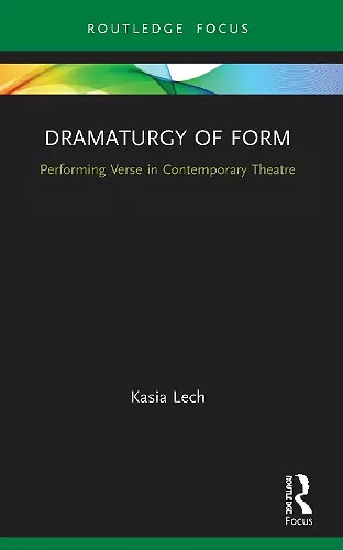 Dramaturgy of Form cover