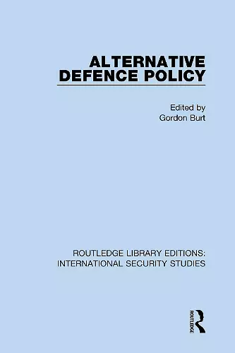 Alternative Defence Policy cover
