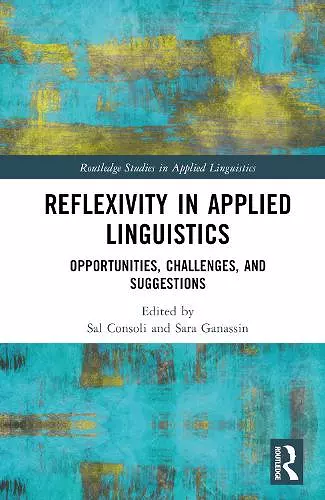 Reflexivity in Applied Linguistics cover