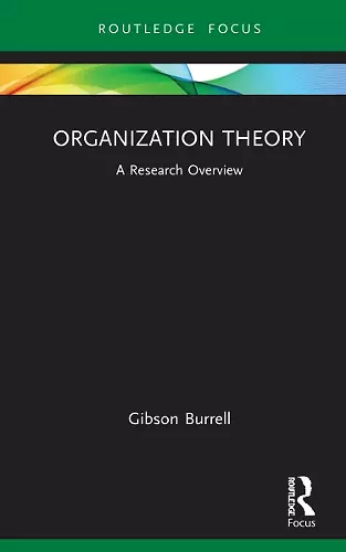 Organization Theory cover