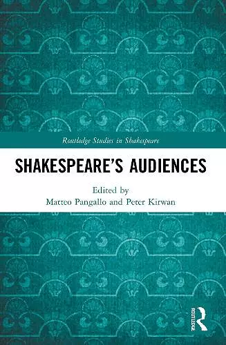 Shakespeare’s Audiences cover