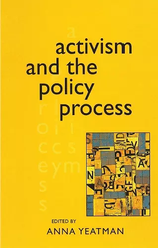 Activism and the Policy Process cover