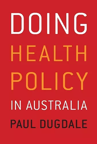 Doing Health Policy in Australia cover