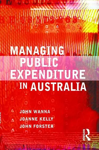 Managing Public Expenditure in Australia cover