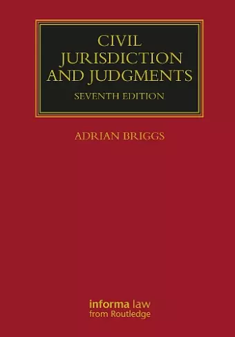 Civil Jurisdiction and Judgments cover