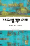 Mussolini’s Army against Greece cover