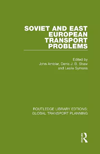 Soviet and East European Transport Problems cover