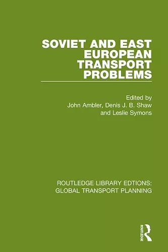 Soviet and East European Transport Problems cover