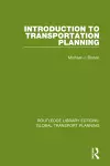 Introduction to Transportation Planning cover