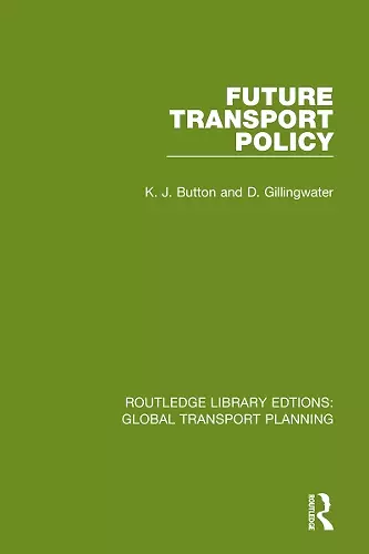 Future Transport Policy cover