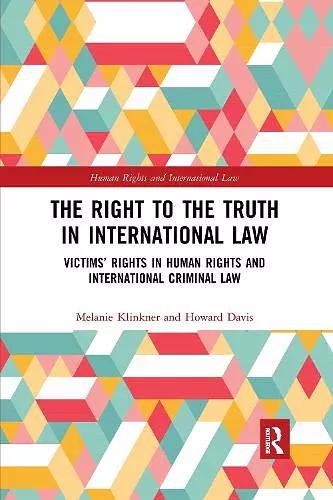 The Right to The Truth in International Law cover