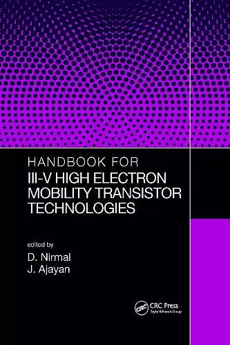 Handbook for III-V High Electron Mobility Transistor Technologies cover