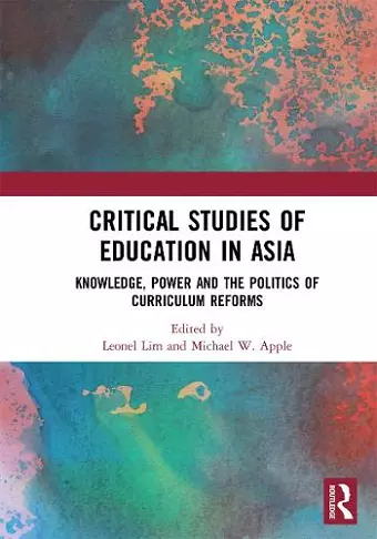 Critical Studies of Education in Asia cover