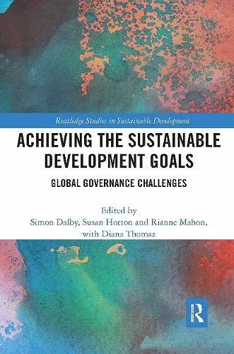 Achieving the Sustainable Development Goals cover