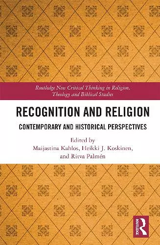 Recognition and Religion cover