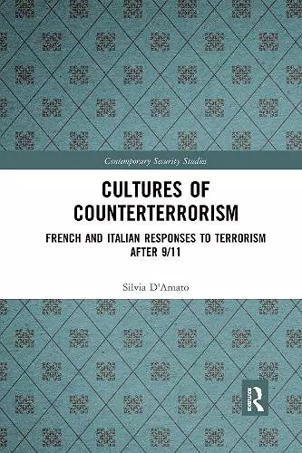 Cultures of Counterterrorism cover